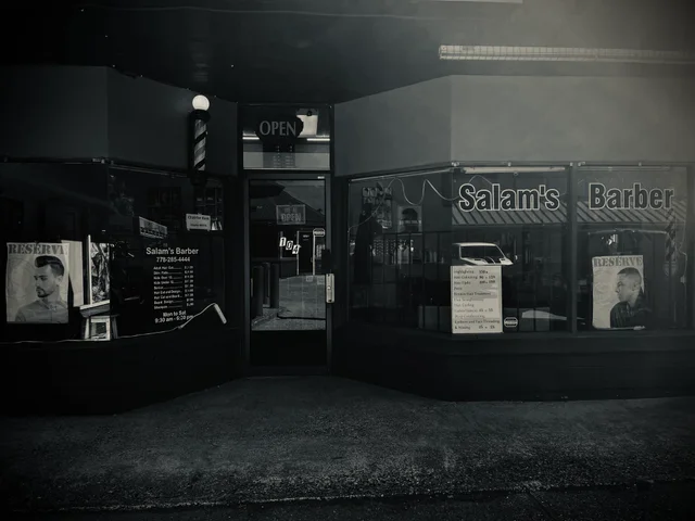The Shop on Barnet Highway — photographed at Salam’s Barber