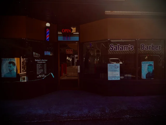 A Warm Welcome — photographed at Salam’s Barber