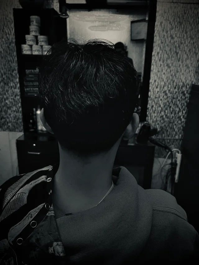 A Tidy Neckline — photographed at Salam’s Barber