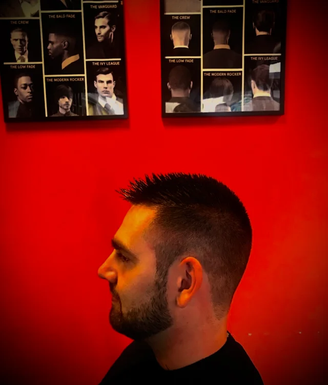 A Sharp Profile — photographed at Salam’s Barber